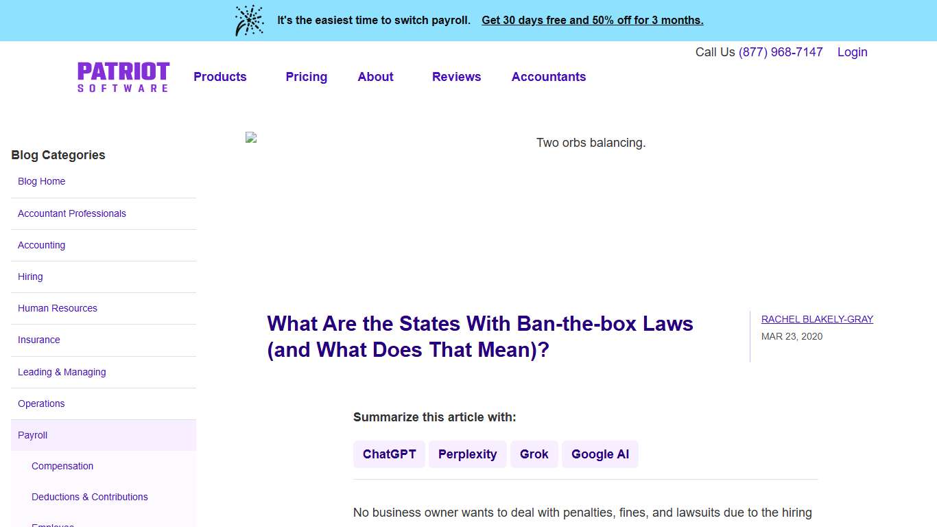 States With Ban-the-Box Laws Law Details by State and Chart